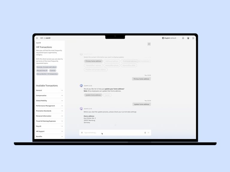 Screenshot AskHR